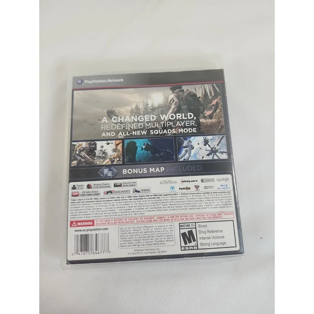Call of Duty: Ghosts (Sony PlayStation 3, 2013)